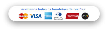 Aceitamos Visa e Master